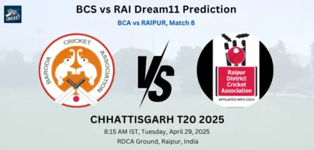 BCS vs RAI Dream11 Prediction