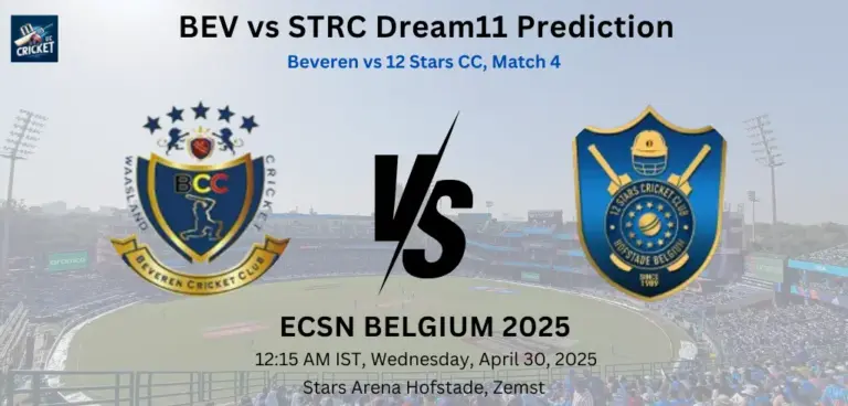 BEV vs STRC Dream11 Prediction