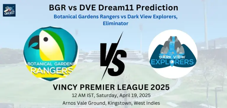 BGR vs DVE Dream11 Prediction