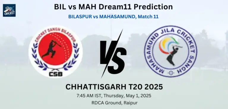 BIL vs MAH Dream11 Prediction