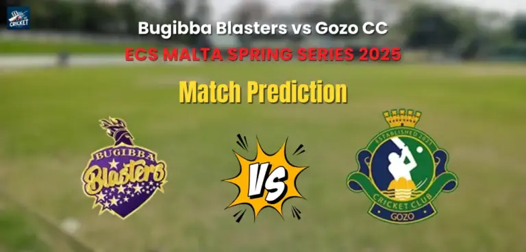 Bugibba Blasters vs Gozo CC Match Prediction