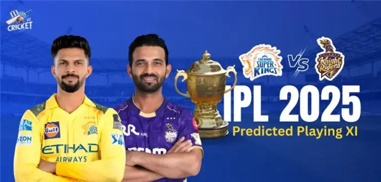 CSK vs KKR 2025 Playing 11