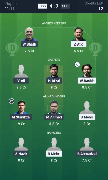 CSS vs SDS Small League Team