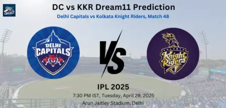 DC vs KKR Dream11 Prediction