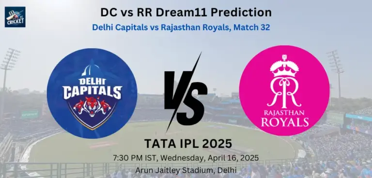 DC vs RR Dream11 Prediction