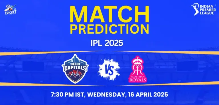 DC vs RR Match Prediction