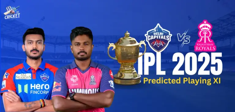 DC vs RR Predicted Playing XI