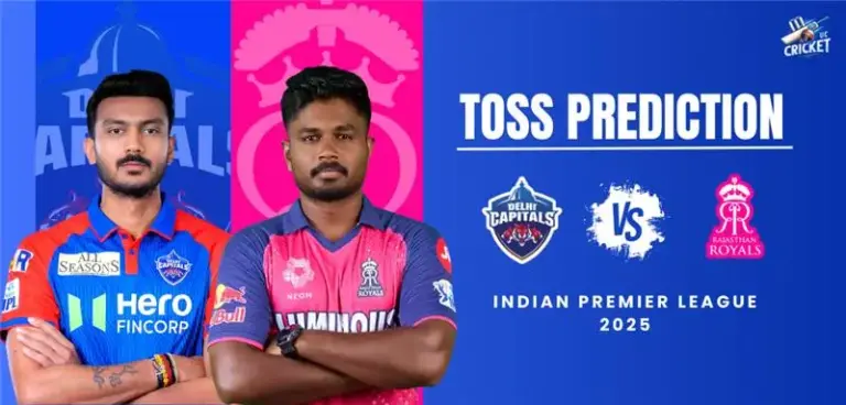 DC vs RR Toss Prediction
