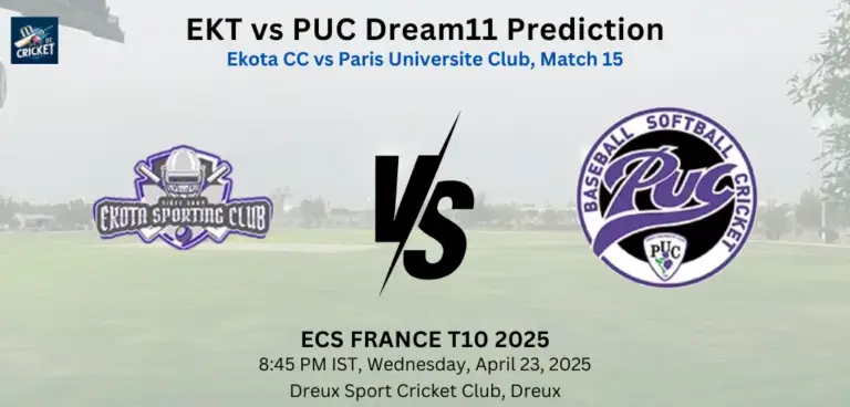 EKT vs PUC Dream11 Prediction