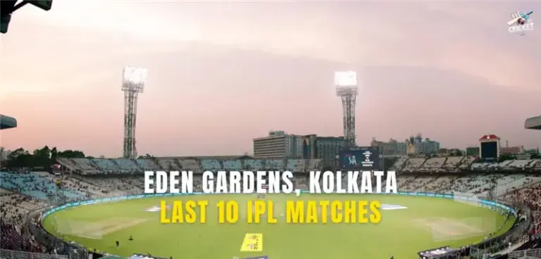 Eden Gardens, Kolkata Last 10 IPL Matches