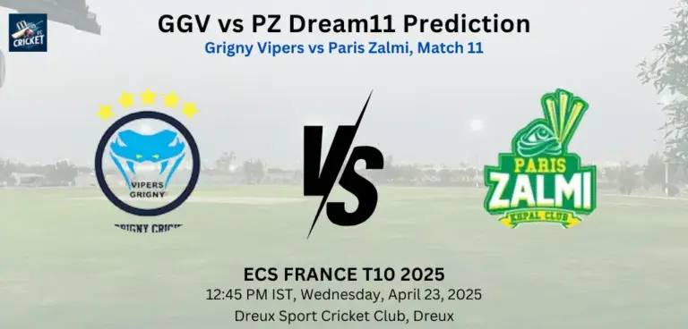 GGV vs PZ Dream11 Prediction
