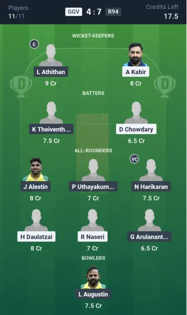 GGV vs R94 Grand League Team
