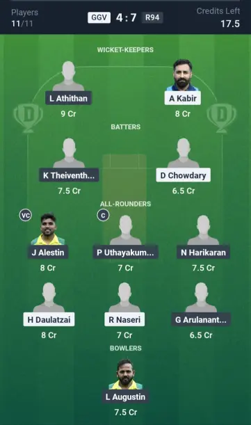 GGV vs R94 Small League Team