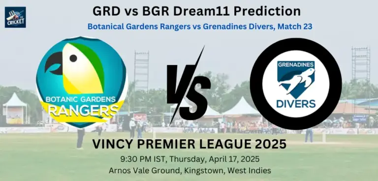 GRD vs BGR Dream11 Prediction