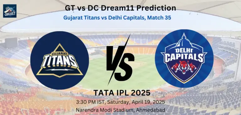 GT vs DC Dream11 Prediction