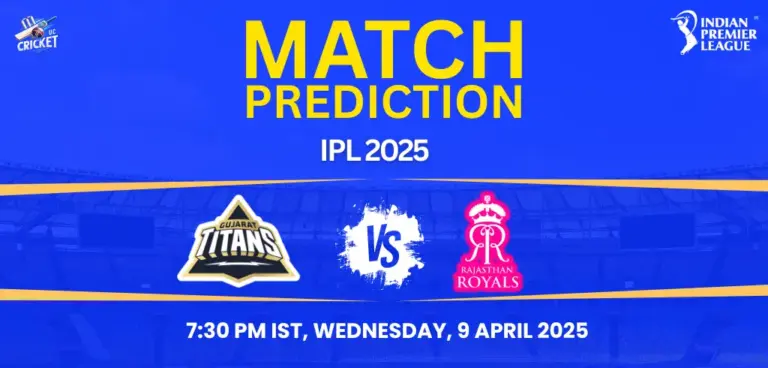 GT vs RR Match Prediction