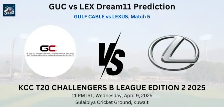 GUC vs LEX Dream11 Prediction
