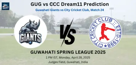 GUG vs CCC Dream11 Prediction