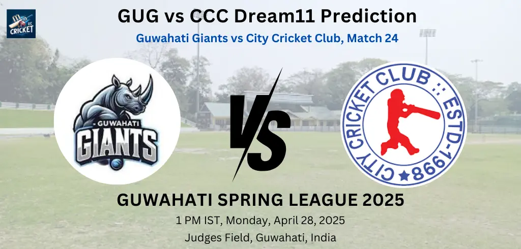 GUG vs CCC Dream11 Prediction