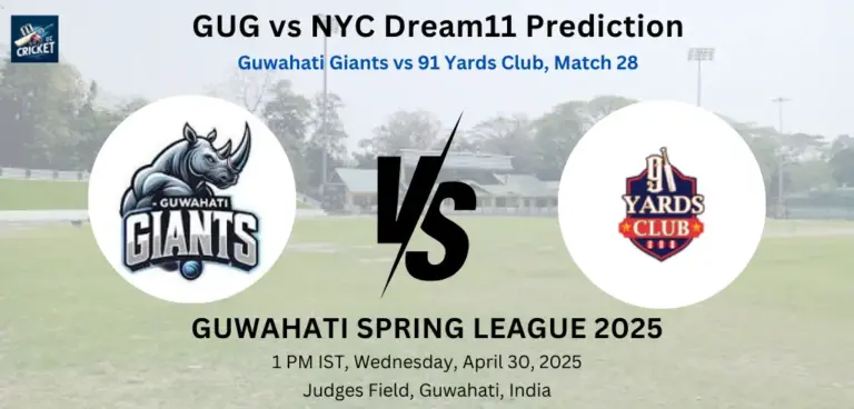 GUG vs NYC Dream11 Prediction