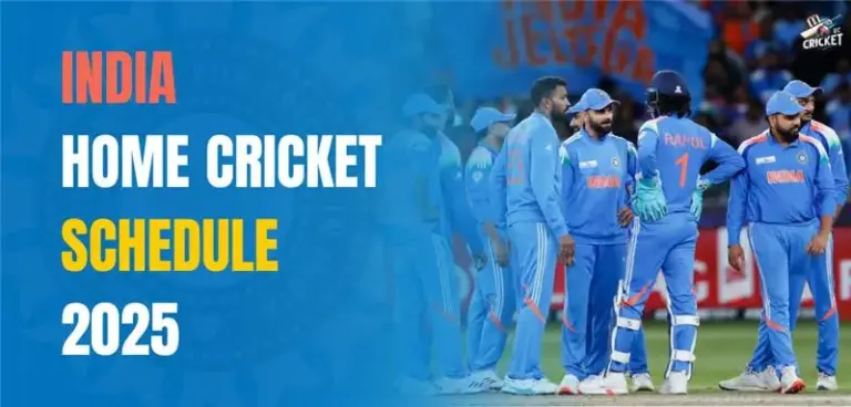 India Home Cricket Schedule 2025