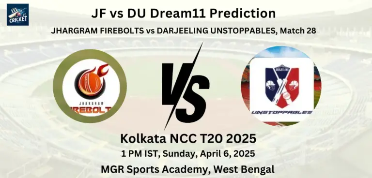 JF vs DU Dream11 Prediction