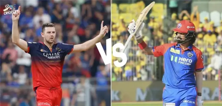 KL Rahul vs josh hazelwood
