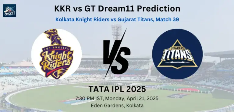 KKR vs GT Dream11 Prediction