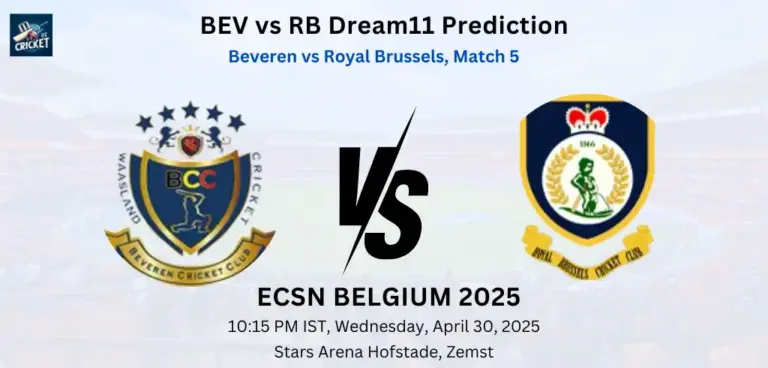 BEV vs RB Dream11 Prediction