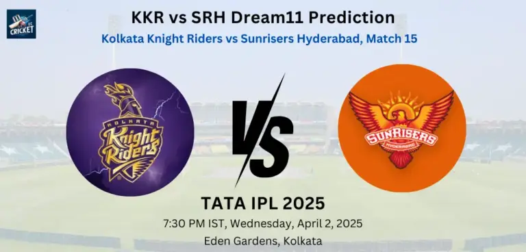 KKR vs SRH Dream11 Prediction