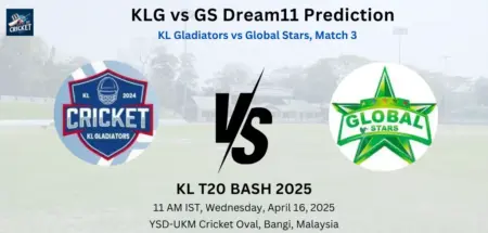 KLG vs GS Dream11 Prediction