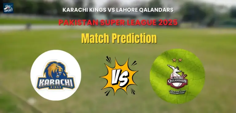 Karachi Kings vs Lahore Qalandars Match Prediction