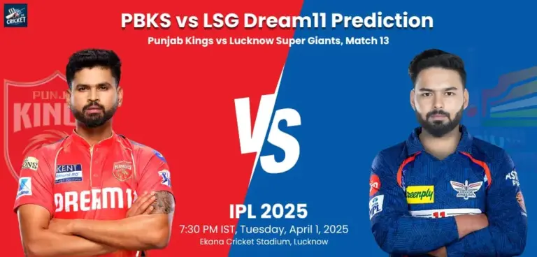 LSG vs PBKS Dream11 Prediction
