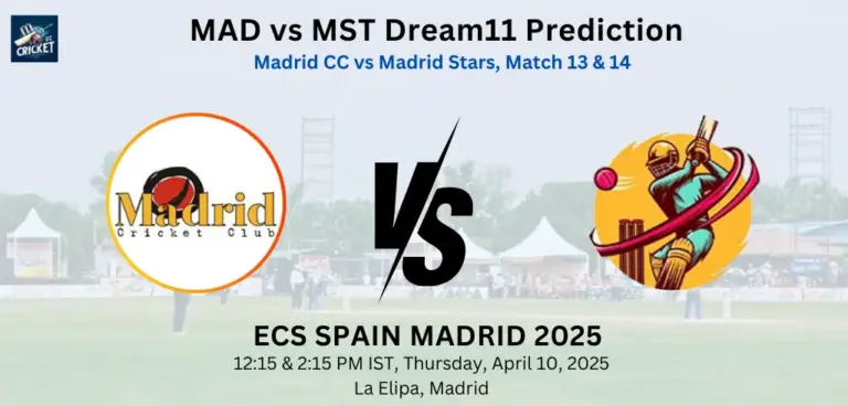 MAD vs MST Dream11 Prediction