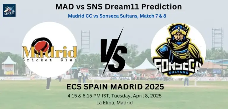 MAD vs SNS Dream11 Prediction