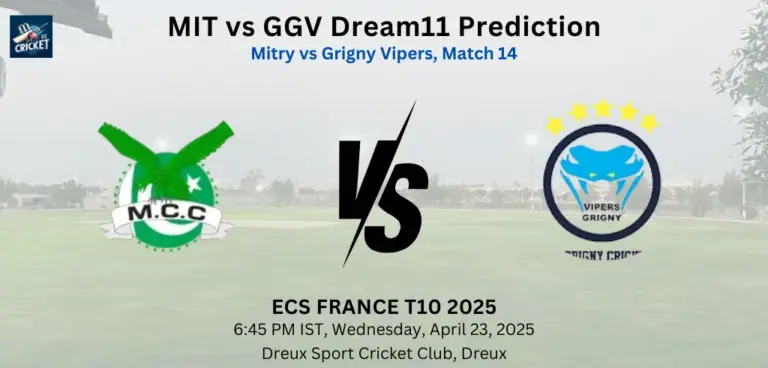 MIT vs GGV Dream11 Prediction
