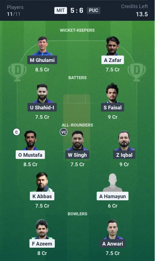 MIT vs PUC Grand League Team