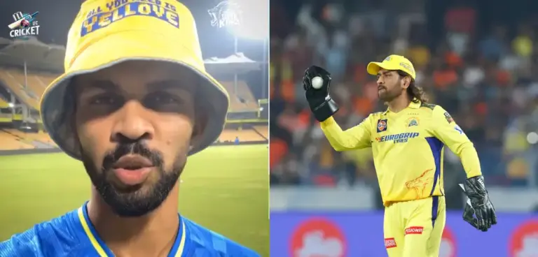 Ruturaj Gaikwad drops a special message for Ms Dhoni