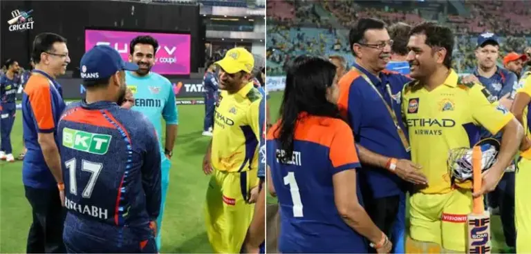 MS Dhoni's Heartfelt Reunion with Sanjiv Goenka