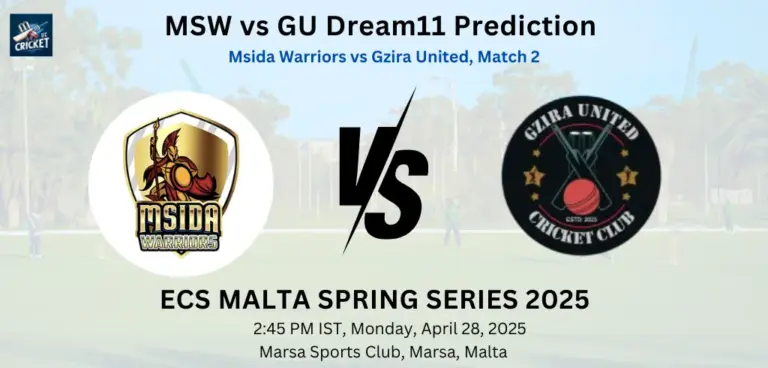 MSW vs GU Dream11 Prediction