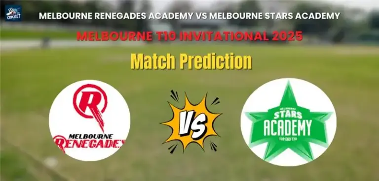 Melbourne Renegades Academy vs Melbourne Stars Academy Match Prediction