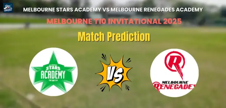 Melbourne Stars Academy vs Melbourne Renegades Academy Match Prediction