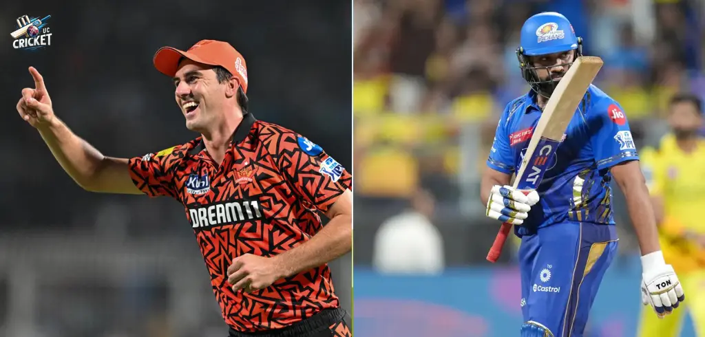 Pat Cummins vs Rohit Sharma.