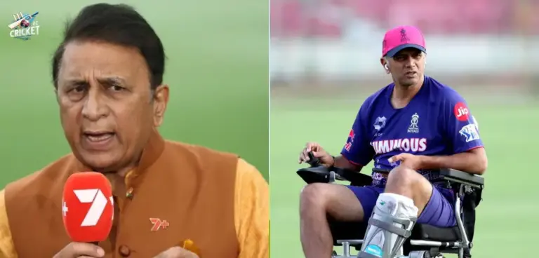 Sunil Gavaskar and Rahul Dravid