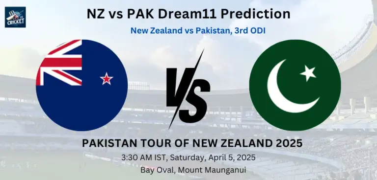 NZ vs PAK Dream11 Prediction