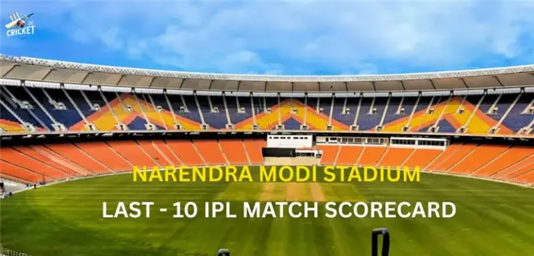 Narendra Modi Stadium Last 10 IPL Matches