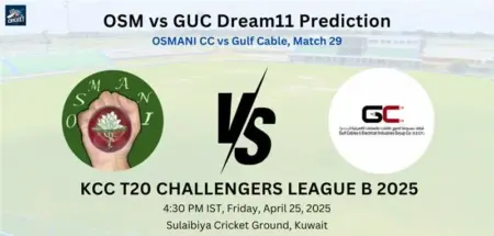 OSM vs GUC Dream11 Prediction