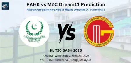 PAHK vs MZC Dream11 Prediction