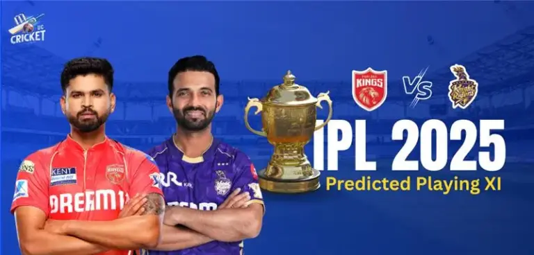 PBKS vs KKR Playing 11