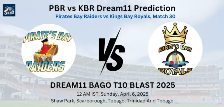 PBR vs KBR Dream11 Prediction